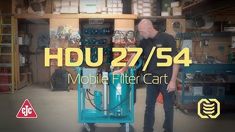 HDU 27/54 Mobile Filter Cart
