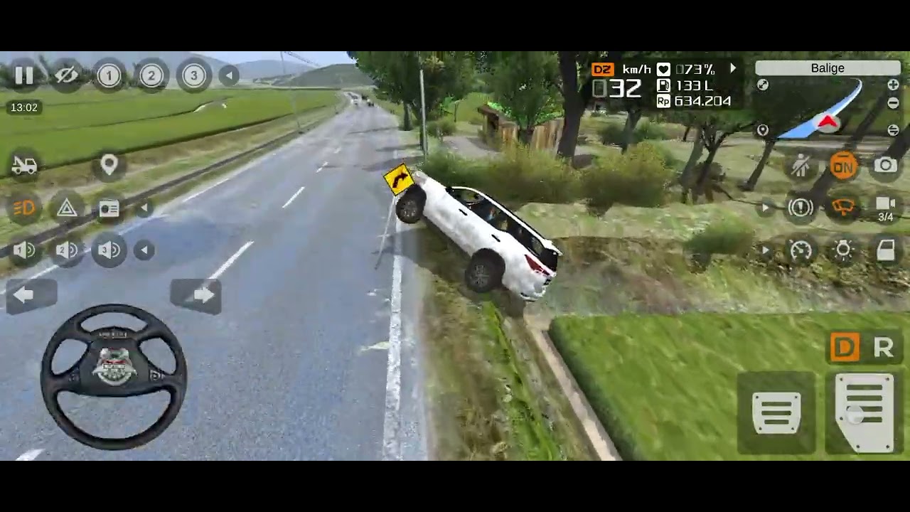 Fortuner 🥵 4x4 ‼️ tour bus simulator indonesia ‼️ powerfull fortuner 🥵 ❗JATIN_GAMING_