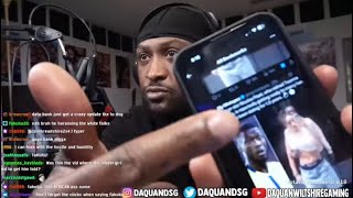 Daquan Wiltshire Reacts To Teanna Trump Getting Cuffed By A Goofy Soccer Player