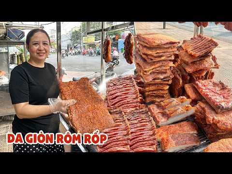 Duy nhất 1 chỗ bán HEO QUAY DA GIÒN 700 ngàn 1 ký, đỉnh cao kỹ thuật quay "da dính nạc" hiếm thấy