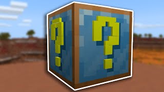 I Made My Own LUCKY BLOCK Addon for Minecraft Bedrock... screenshot 5