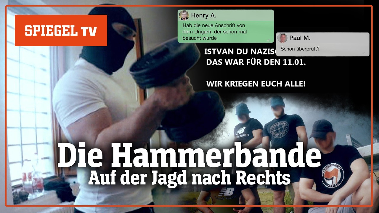 »Die Hammerbande«: Mit Hammer und Schlagstock auf Rechtsextreme | SPIEGEL TV