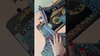 Neck hem Patti Sewing Tutorial || Best way of sewing #fiberstitch #dressmaking #patternalterations