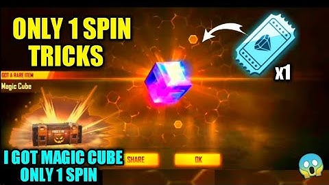 How To Get Magic Cube Only 1 Spin Tricks | 100% Working New Tricks Get Magic Cube In Free Fire