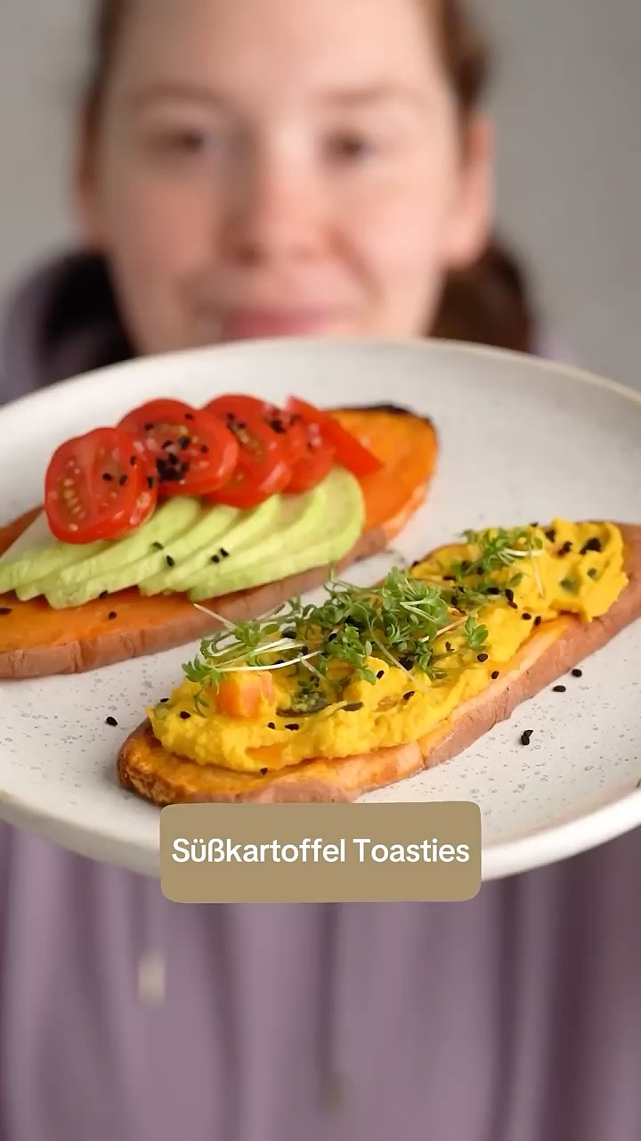 Süßkartoffel-Toast – Rezeptidee für ein buntes, veganes Fingerfood 🍠🥑 ...