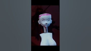 Mori Calliope sculpting ep10. hair armature #art #polymerclay #sculptured