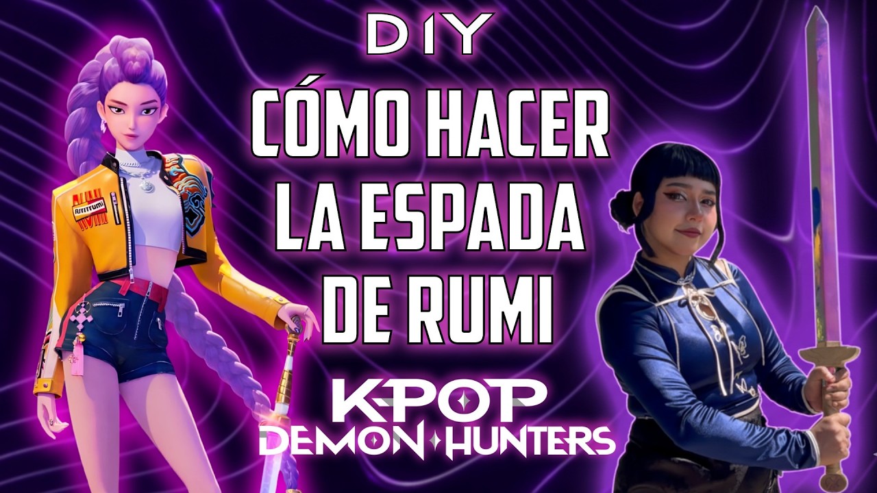 Cómo Hacer la ESPADA de RUMI de Cartón - DIY - K-POP DEMON HUNTERS - Rumi's Sword