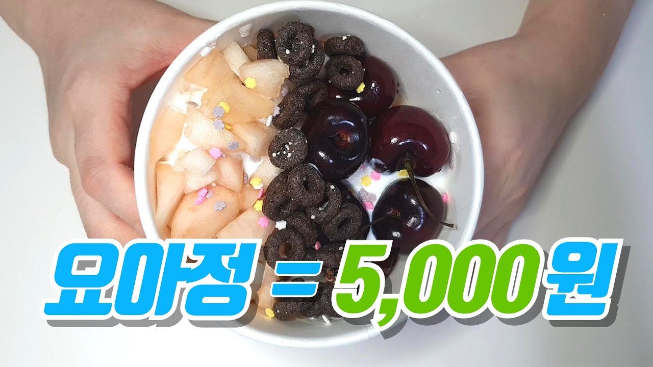30대 짠순이의 초간단 요아정 만들기 #요거트 아이스크림의 정석 #절약 - YouTube