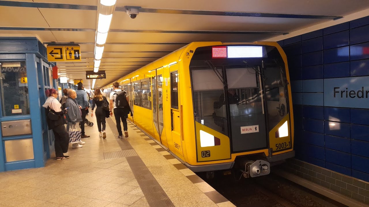 Mitfahrt in der U5 von Biesdorf-Süd bis Friedrichsfelde im H97 5003-6