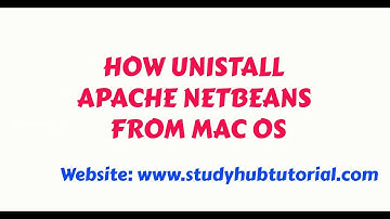 How Unistall Apache NetBeans From Mac Os Full Video