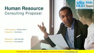Human Resource Consulting Proposal PowerPoint Presentation Slides