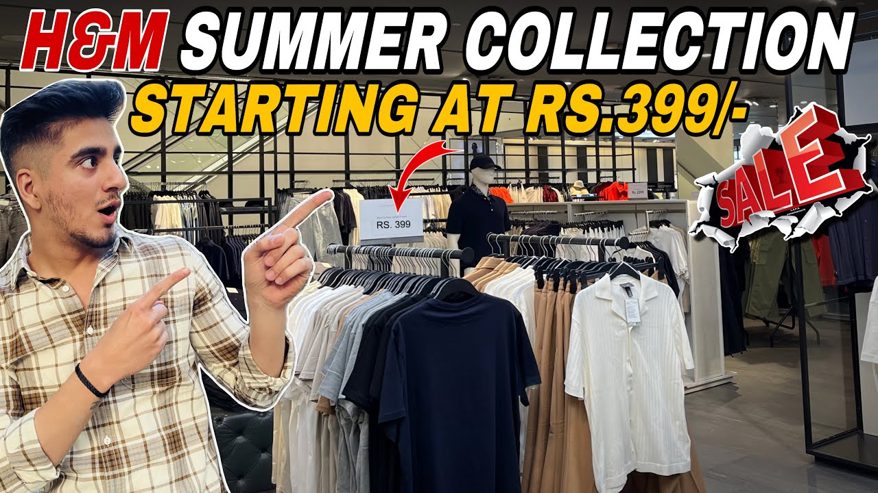H&M Summer Collection 2024 Starting At ₹399😱| H&M Men’s Shopping Haul