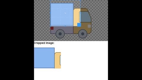 How to crop the selected image and get the cropped part of that image in ionic capacitor app
