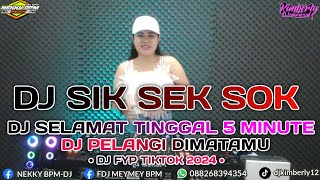 DJ SIK SEK SOK X DJ SELAMAT TINGGAL FIVE MINUTE X DJ PELANGI DIMATAMU JAMBRUD • DJ FYP TIKTOK 2024