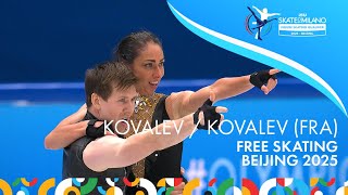 Kovalev Kovalev Fra Pairs Free Skating 2025 Beijing