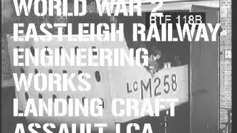 LANDING CRAFT MECHANISED LCM - EASTLEIGH RAILWAY ENGINEERING