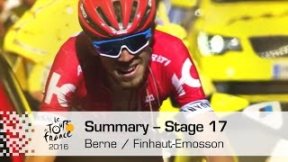 Summary - Stage 17 (Berne / Finhaut-Emosson) - Tour de France 2016