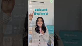 How to Create the SPOTIFY SCROLL EFFECT in CapCut #instagramedits #capcuteffects #creatortips