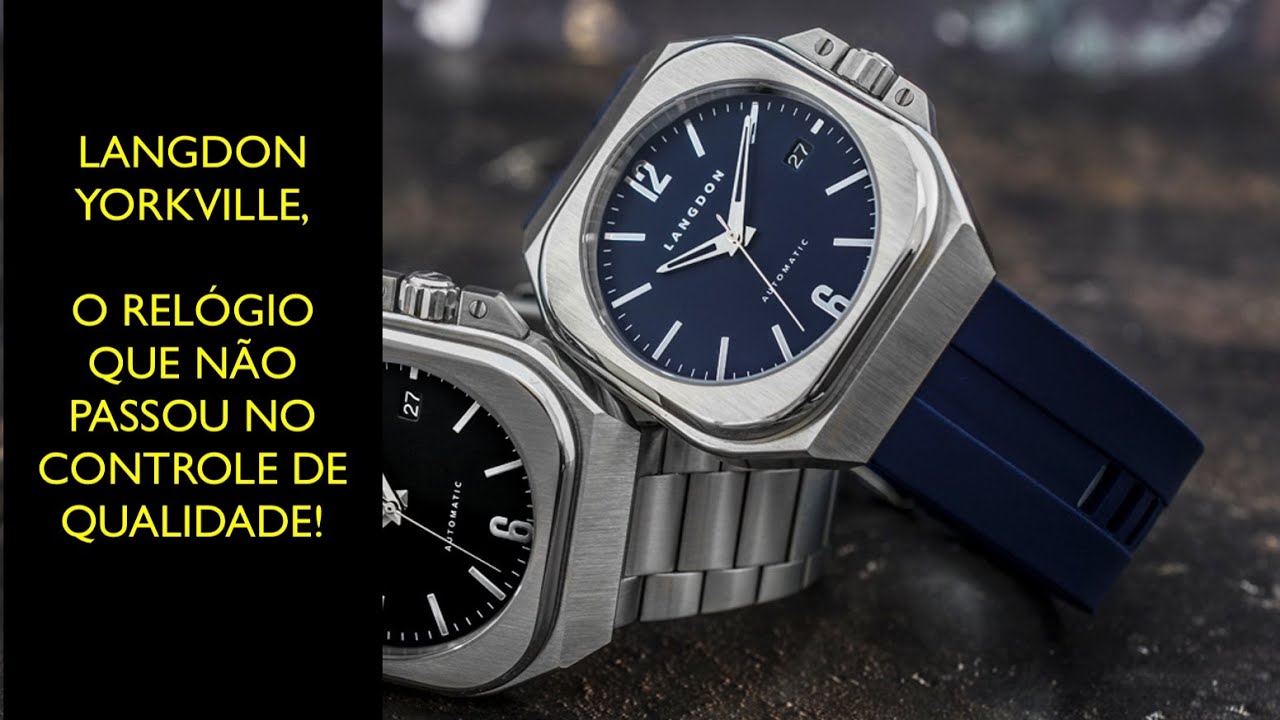 Langdon Yorkville Automatic Watch Reprovado no controle de qualidade