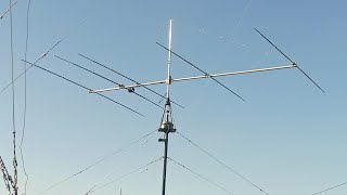 5-ти  элементная антенна  на ci-bi и 10 метров