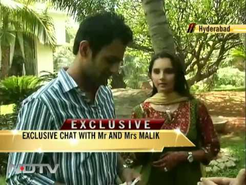 Newlyweds Sania, Shoaib talk to NDTV