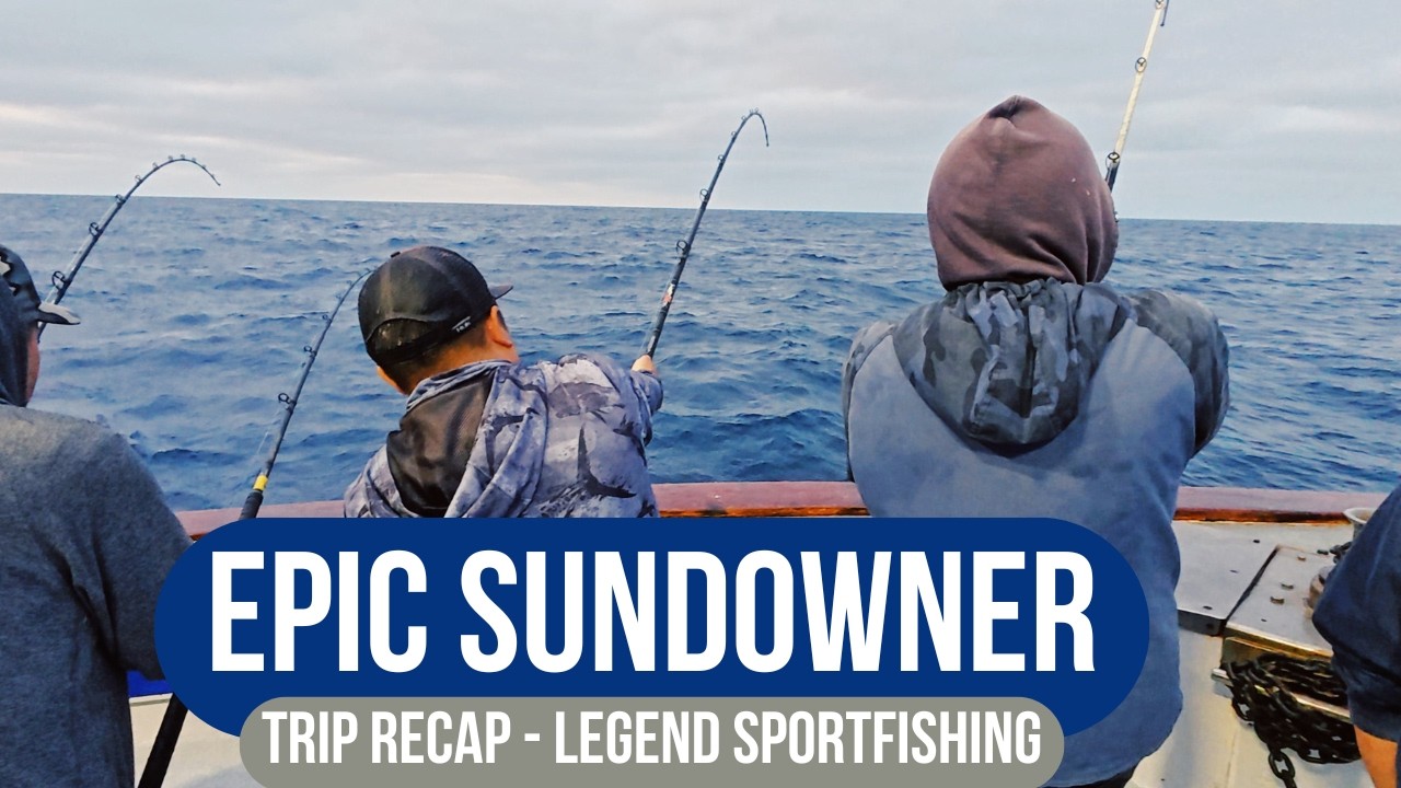 ⁣The Whole Boat was Bit! Epic Bluefin Sunset Bite.