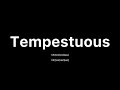 How to pronounce tempestuous  american english vs  british english