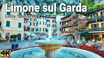 Exploring the Most Beautiful Streets in Limone Sul Garda | Lake Garda Italy Walking tour