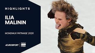 MONDIAUX PATINAGE 2026 - MAGISTRAL ! Ilia Malinin frôle le record du monde avec un court parfait