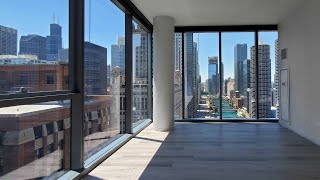 A sunny river-view -10 one-bedroom at the Loop&#39;s new Millie on Michigan