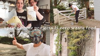 Spring Home Projects, Zero Waste Food & Organic Food Haul