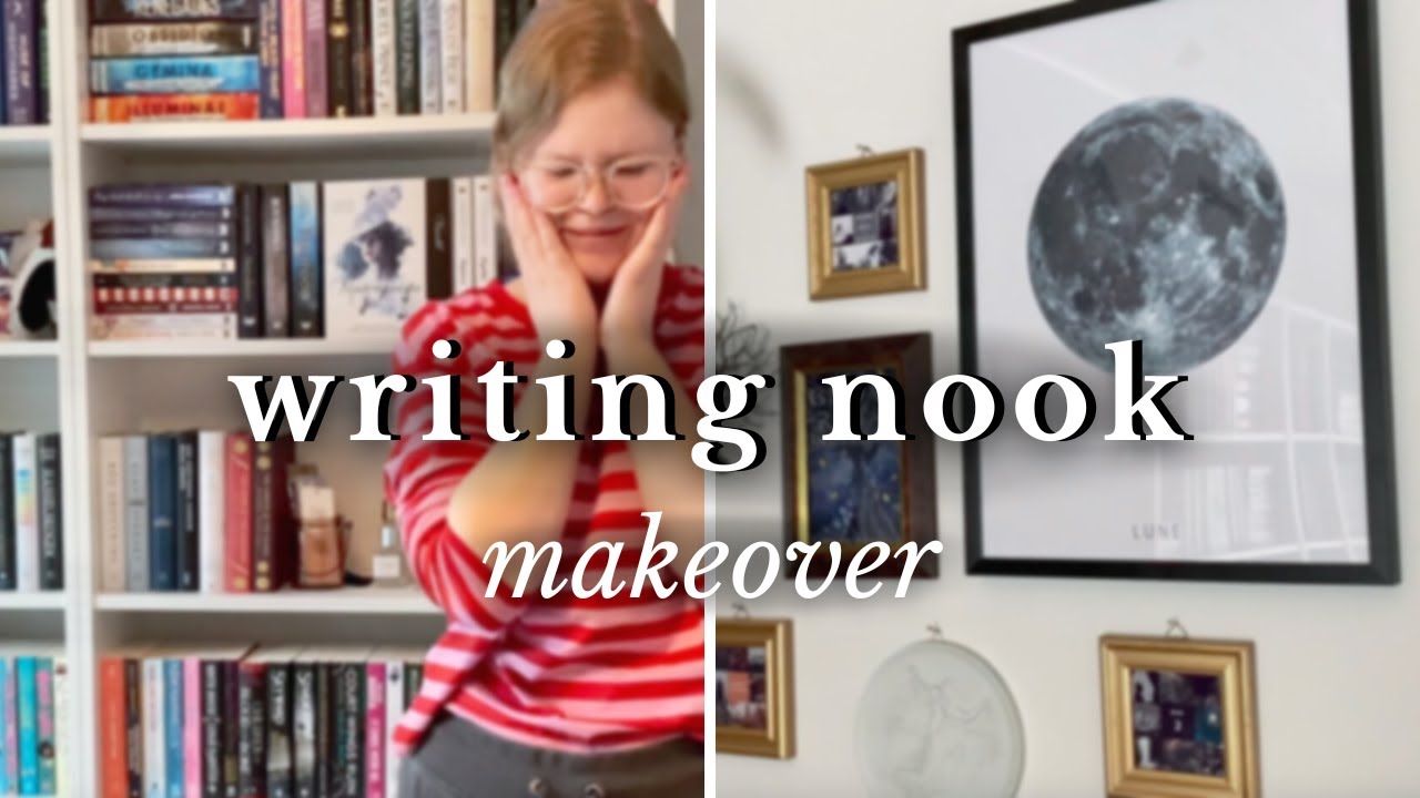 WRITING NOOK 💕 makeover 💕 // writing video 2023 - YouTube