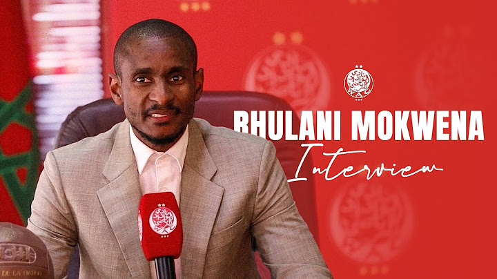 Exclusive Interview: Meet Wydad's New Coach Rulani Mokwena 🎙