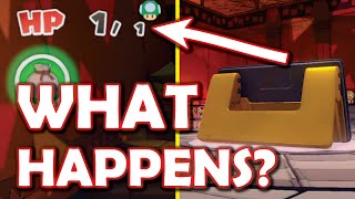 1 HP vs Hole Puncher Boss WHAT HAPPENS?? Paper Mario: The Origami King Boss [Disco Devil boss fight]