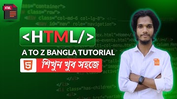 HTML Full Course Bangla 2025 | Learn HTML in Bangla | HTML Tutorial for Beginners