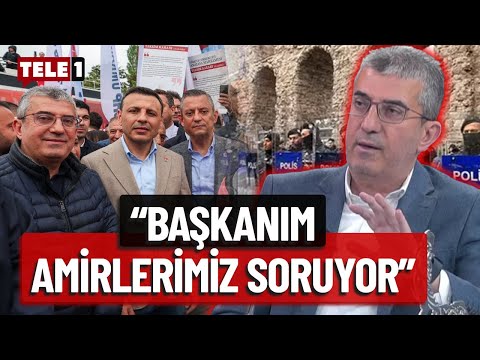 Saraçhane'de "Milletvekiliyim" diyen Gökhan Günaydın'a polis "Hangi partidensiniz?" diye sormuş!