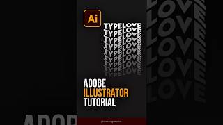Create Gradient color pattern text and add warp to it using #illustrator.