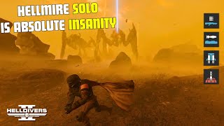 Helldivers 2 Solo (Dif 9) | Hellmire Solo is NIGHTMARE FUEL