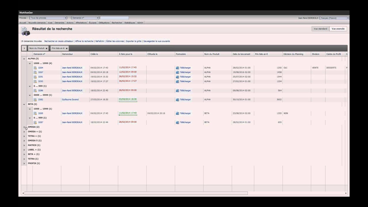Logiciel BPM par WorkflowGen Vue Avancée - YouTube
