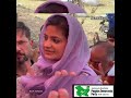 Iltija Mufti consoling the victims of NC brutal Demolition Drive which not only destroyed homes