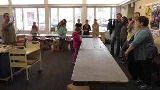Scott Leclair of Northside Baptist Church at LPL Book Sorting