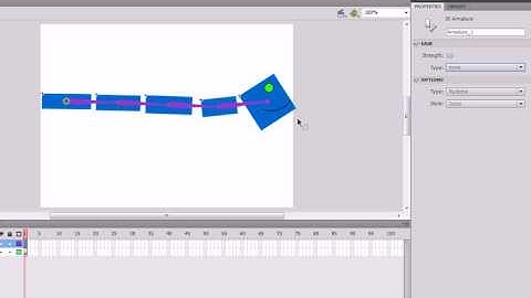 Flash Professional CS4 Basics Tutorial(20 Bone Tool)