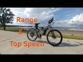 Testing Range and Top speed on the Ebay 1000w rear hub DIY ebike!