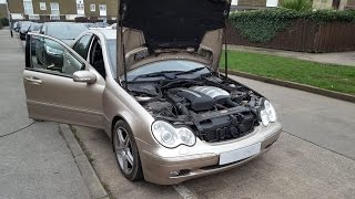 : How to change fuel (diesel) filter on Mercedes C220 W203.    .