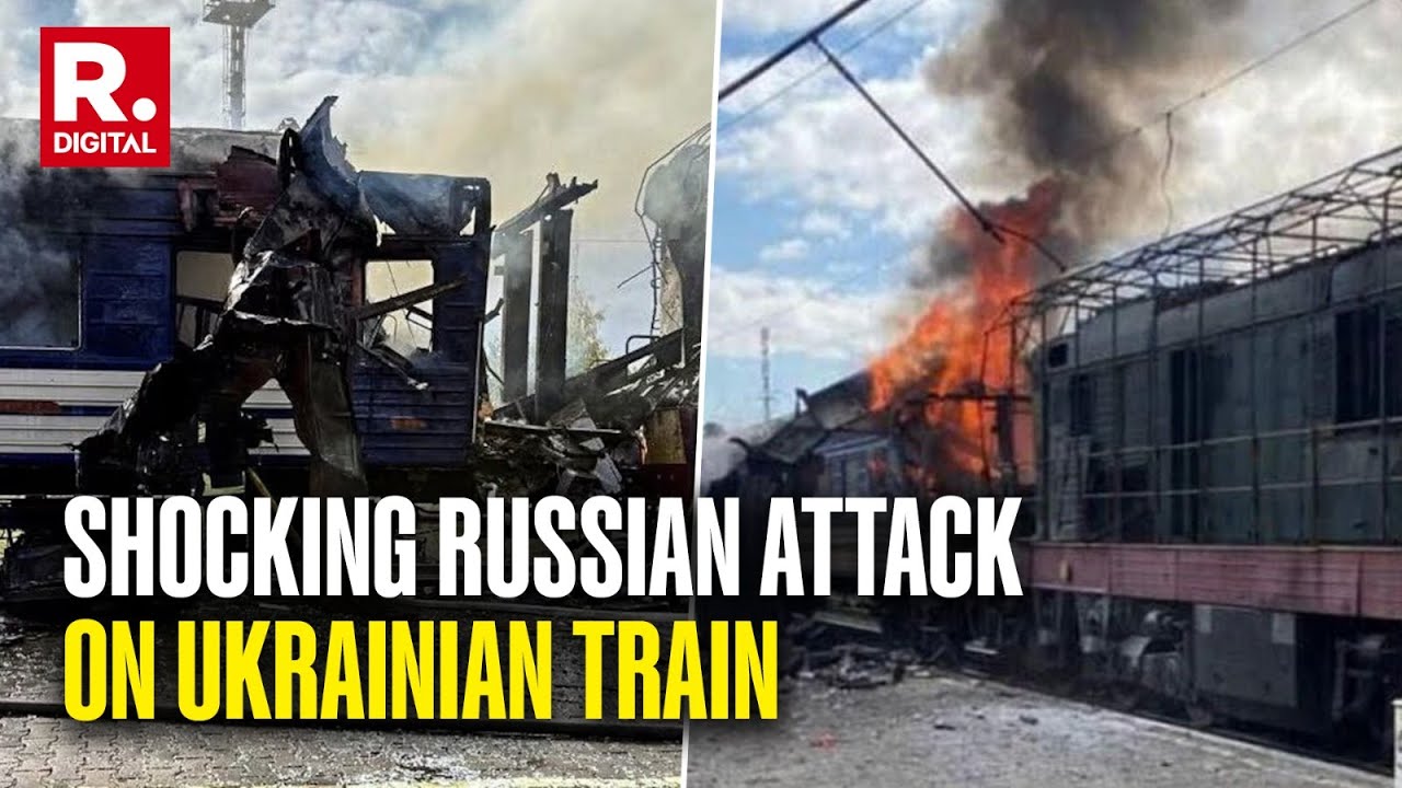 Russian Drone Strike Hits Kyiv-Bound Passenger Train: 30 Injured | Russia-Ukraine War