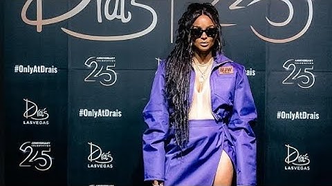Ciara celebrates the company she co-owns Ten To One on 10/1 in Las Vegas