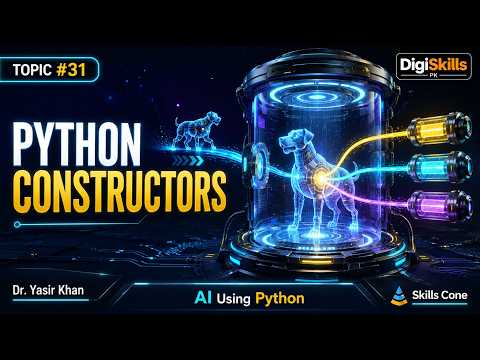 Class Constructors & __init__ Method | Artificial Intelligence using Python Topic #031 - Skills Cone