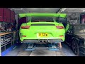 JCR Titanium Side Muffler Deletes - Porsche 991.2 GT3RS