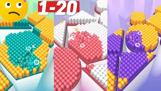 Wipe It Game App Gameplay Walkthrough Level 1-20 iOS, Android Online Offline Noob vs Hack screenshot 1