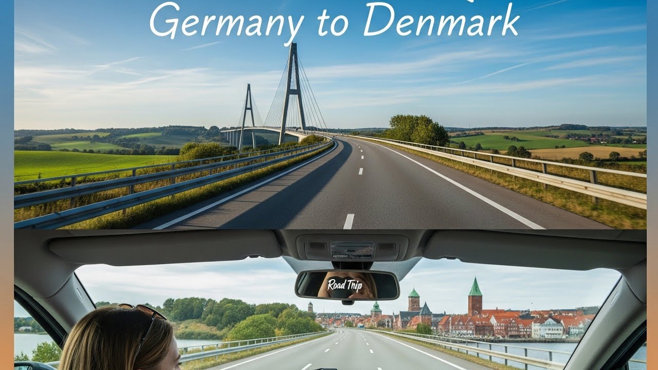 🇩🇪 Germany to 🇩🇰 Denmark Road Trip | Scenic E45 Highway Drive to Aalborg